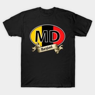 MARYLAND BANNER DESIGN T-Shirt